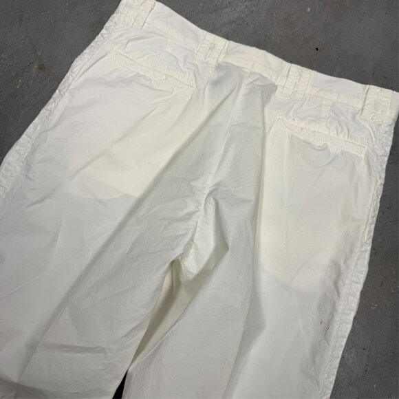 Pal Zileri Chinos White Cotton Pants Tech Lightweight Italy 32x31 - Picture 9 of 10